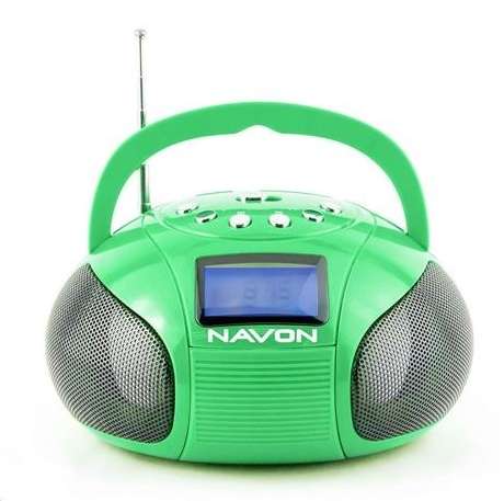 Navon NPB 100 USB hordozható Rádió #zöld