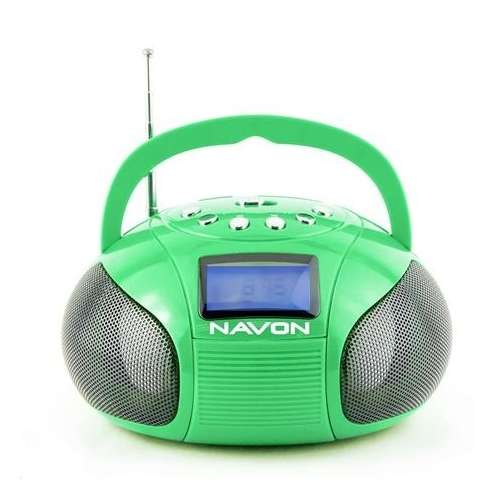 Navon NPB 100 USB hordozható Rádió #zöld