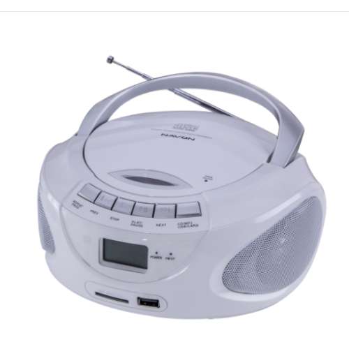 Navon NPB300 hordozható CD-s Rádió #fehér 31605336