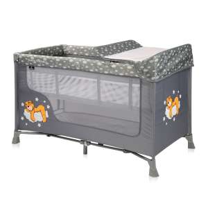 Lorelli SR2 2 multifunkciós utazóágy - Grey Clouds 2020
