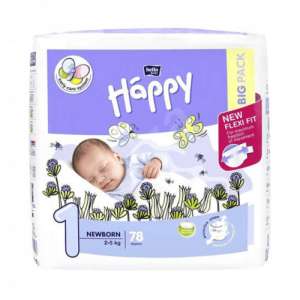 Bella Happy Nadrágpelenka 2-5kg Newborn Mini 1 (78db) 31606244 Pelenka - 4 - Maxi - 1 - Newborn