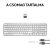 Logitech MX Keys S bezprzewodowa klawiatura US International, jasnoszara (920-011588) (920-011588) 59739174