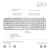 Logitech MX Keys S bezprzewodowa klawiatura US International, jasnoszara (920-011588) (920-011588) 59739174