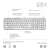 Logitech MX Keys S wireless keyboard features infographic