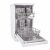 Nyitott Vivax DW-45942B mosogatógép a belső rácsokkal