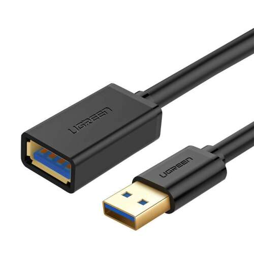 Predlžovací kábel UGREEN USB 3.0, čierny, 1 meter