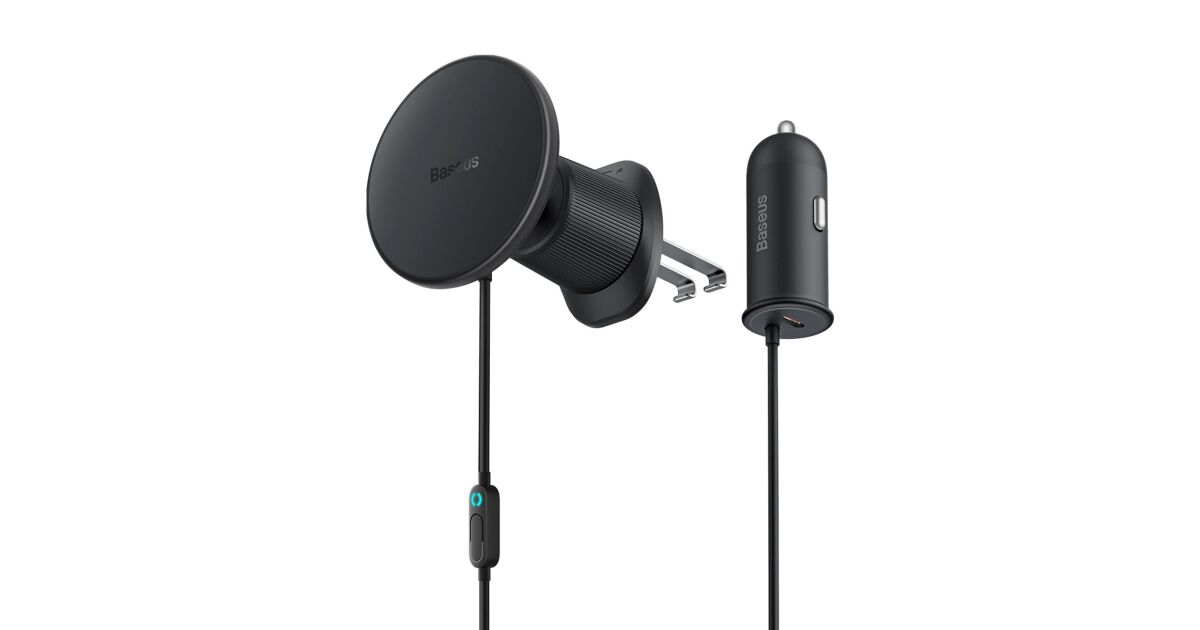 Magnetic Car Phone Holder Baseus CW01 to Ventilation Grid with car