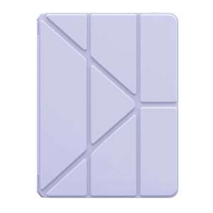 Baseus Minimalist Series iPad 10.2 inch protective case, purple, front view - Tablet Case