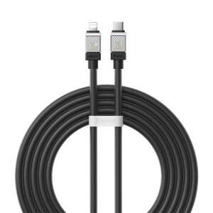 Schnellladekabel Baseus USB-C zu Coolplay Series 2 m, 20 W (schwarz) 99785679 - Lightning-Kabel