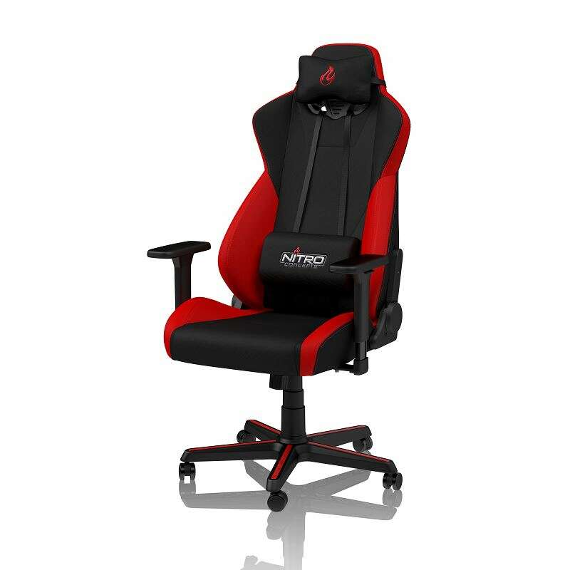 Nitro concepts s300 inferno red gaming szék fekete-piros (nc-s300-br)