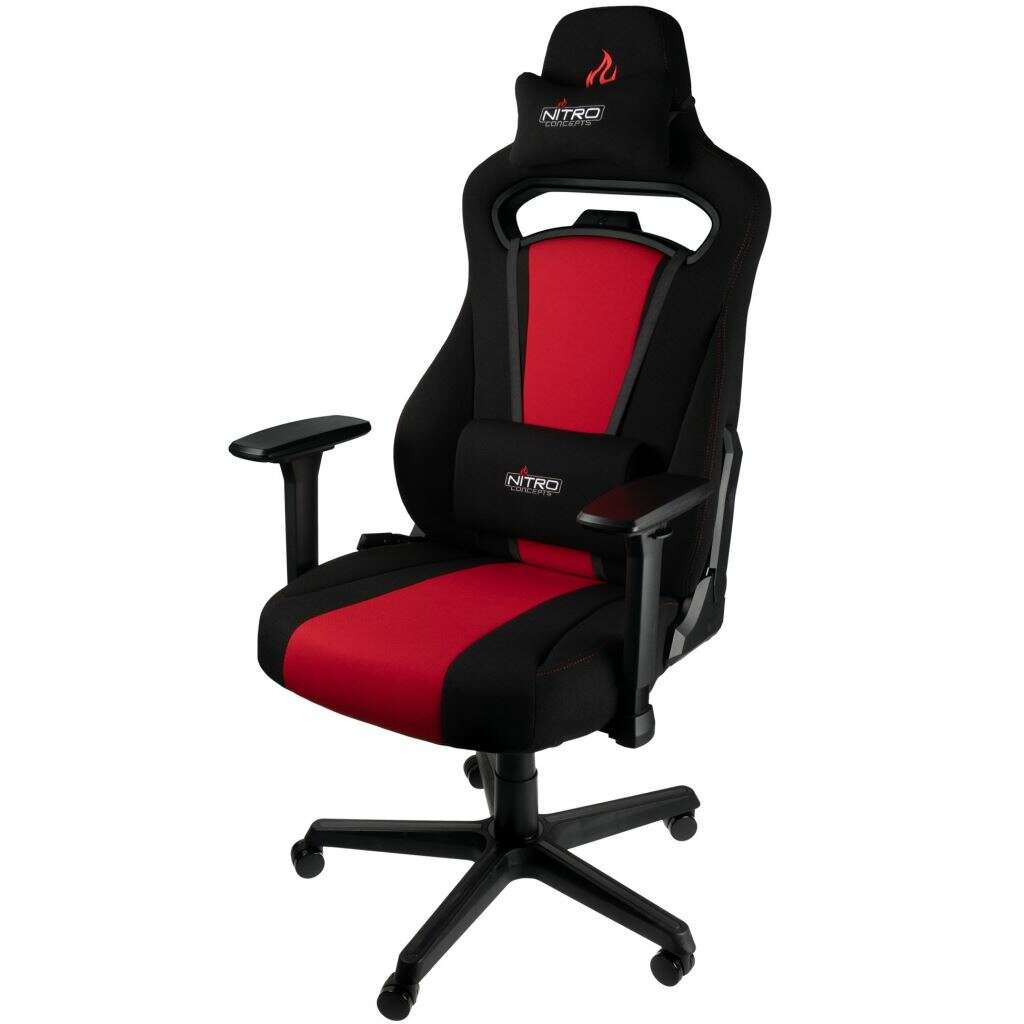 Nitro concepts e250 gaming szék fekete-piros (nc-e250-br)