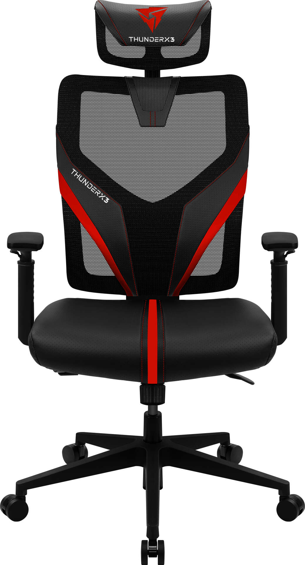 Thunderx3 yama1 univerzális gamer szék fekete, vörös
