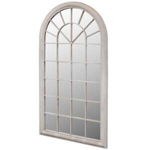 vidaXL Oglindă de grădină arcadă rustică 60x116 cm interior & exterior 59767067