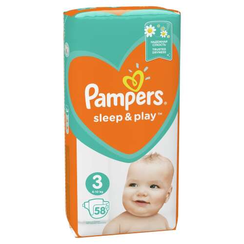 Pampers Sleep&Play Nohavičkové Plienky 6-10kg Midi 3 (58ks)