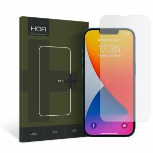 HOFI Glass Pro Displayschutzfolie für iPhone 13 Pro Max/14 Plus auf dem Telefon angebracht - Schutzfolien für Handys