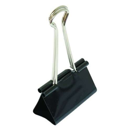 ICO Binder Clip 15mm fekete - Iratcsipesz