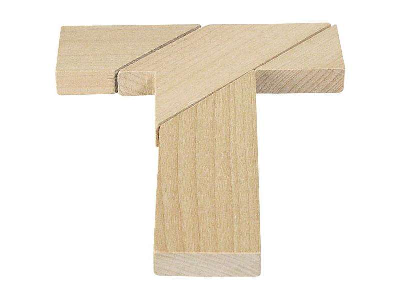 Lemn Goki într-o pungă de puzzle în formă de T
