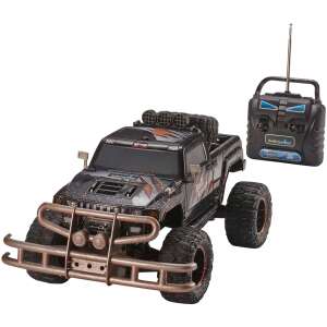 Revell Revell Control RC Car - zdalnie sterowany samochód z pilotem 27 MHz, stabilna konstrukcja, duże koła dla dobrej mobilności w terenie, oświetlenie LED, zasilanie bateryjne - buggy BULL SCOUT 24629 105179109 - Pojazd zdalnie sterowany