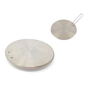 Индукционен адаптер Ilsa 02750120IVV, 12 cm от неръждаема стомана, за индукционни котлони - Аксесоари за големи домакински уреди