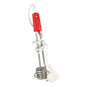 Aspico 131052 immersion heater, 1000W, red and white, for heating water in pots and containers - Kettle