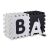Ricokids Black and White Foam Puzzle Pieces with Letters
