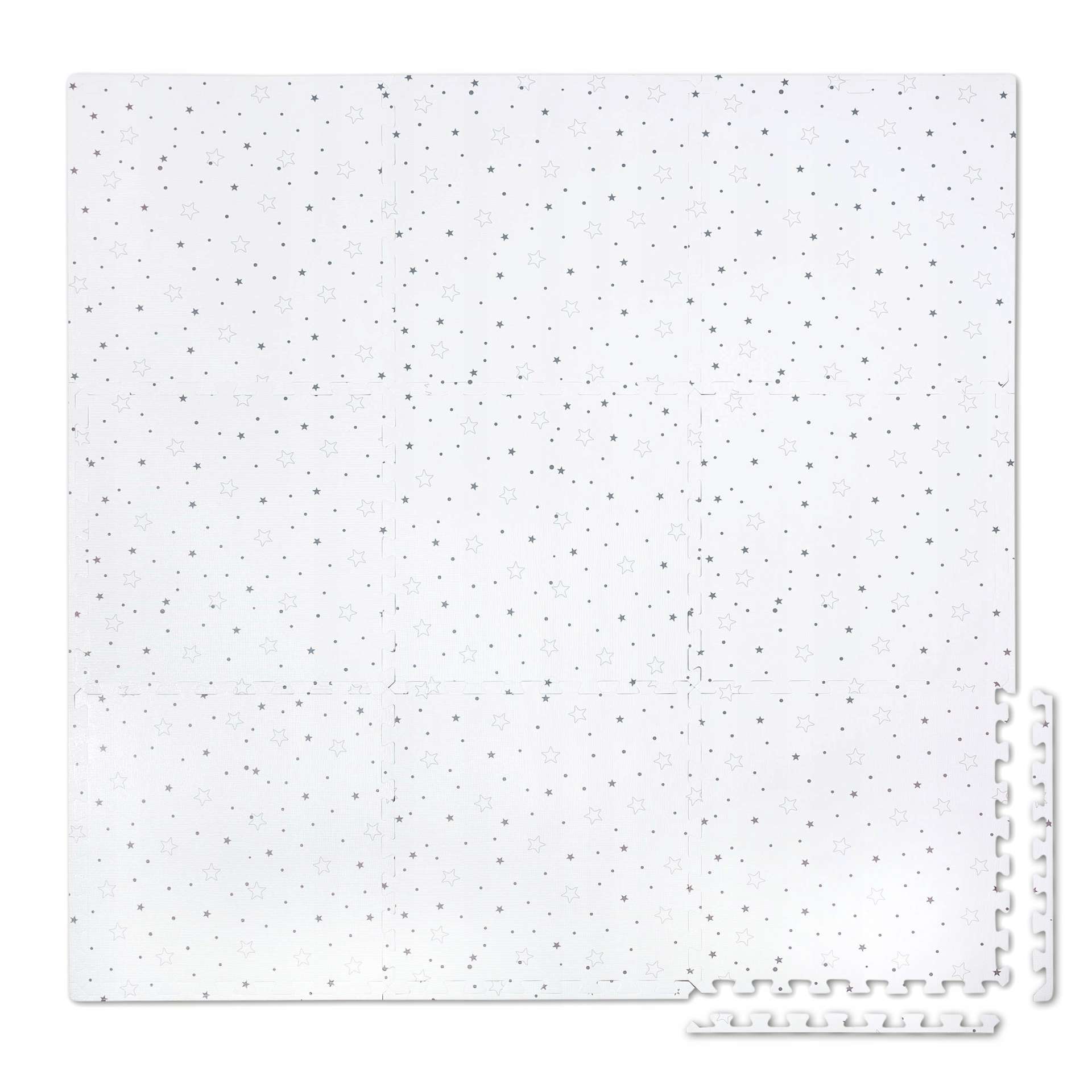 Ricokids 9db Szivacs puzzle 150x150cm - Fehér