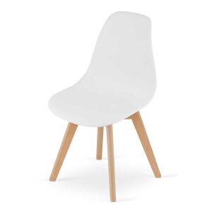 Mercaton Kito White Scandinavian Style Chair - Kitchen Furniture