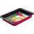 Lamart LT3075 baking tray, 42 x 29 x 5 cm, red, non-stick, with example of use