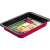 Lamart LT3075 baking tray, 42 x 29 x 5 cm, red, non-stick, with example of use