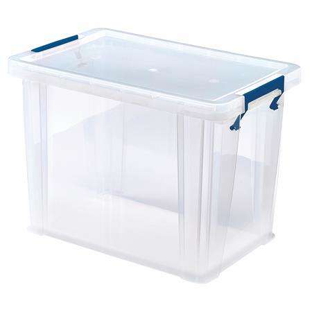 FELLOWES Műanyag tároló doboz, átlátszó, 18,5 liter, FELLOWES, &quot;P...