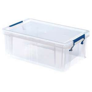 FELLOWES Kunststoff-Aufbewahrungsbox, transparent, 10 Liter, FELLOWES, "ProStore™" 31607295 Aufbewahrungsboxen und -körbe