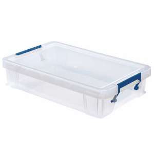FELLOWES Kunststoff-Aufbewahrungsbox, transparent, 5,5 Liter, FELLOWES, "ProStore™" 31607296 Aufbewahrungsboxen und -körbe