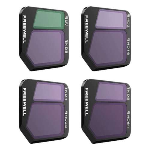 Filtry Freewell Split ND do drona DJI Mavic 3 - UV/ND8, ND2/ND16, ND4/ND32, ND8/ND64