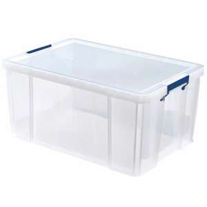 FELLOWES Kunststoff-Aufbewahrungsbox, transparent, 70 Liter, FELLOWES, "ProStore™" 31607298 Aufbewahrungsboxen und -körbe