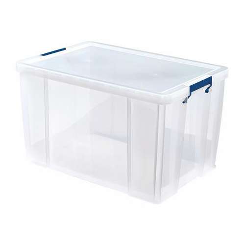 FELLOWES Műanyag tároló doboz, átlátszó, 85 liter, FELLOWES, "ProStore™" 31607299