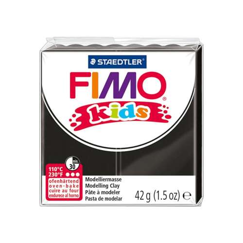 FIMO Kids Modellező gyurma - fekete, 42gr