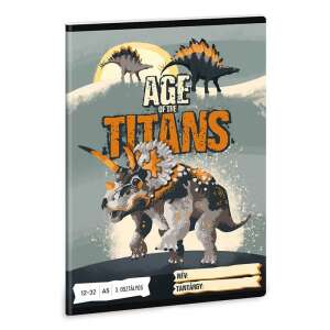 Age of the Titans dinós füzet - 3. osztályos vonalas - 12-32 59856238 