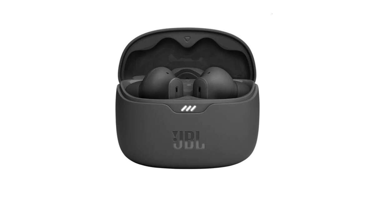 JBL TUNE BEAM Black Wireless Earbuds Active Noise Cancellation Bluetooth  5.3 New