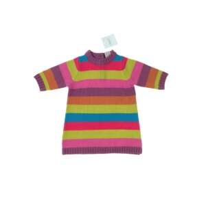 Next színes csíkos kötött baba ruha - 62 32387179 Kislány ruhák - Csíkos