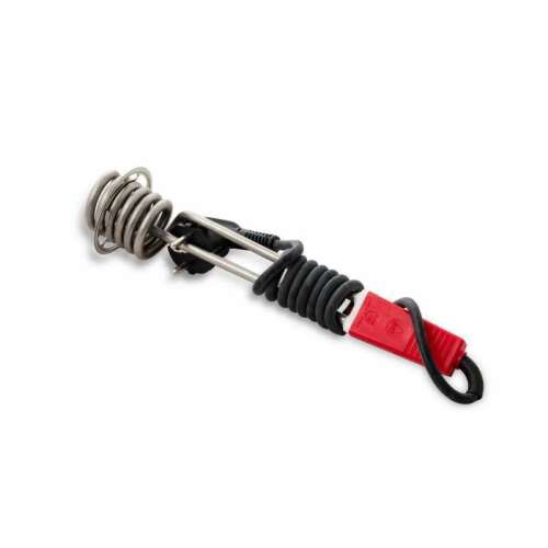 Aspico 141501 immersion heater, 1500W, for heating water in camping, cottages, and on trips