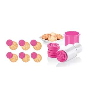 Pinkes Keksausstecher-Set mit 6 verschiedenen Tierdesigns, perfekt für die Herstellung von lustigen und einzigartigen Keksen - Ausstechformen