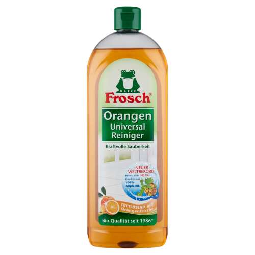 Frosch Orangen Universal Reiniger, 750ml, универсален почистващ препарат с аромат на портокал, био-качество, kraftvolle sauberkeit
