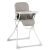 Ricokids Nuco high chair, white and grey, front view