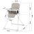 Ricokids Nuco high chair dimensions, white and grey