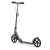 Soke City foldable scooter with double brake system, gray, back view