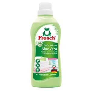 Frosch Aloe Vera Płyn do płukania tkanin 750ml, roślinny i hipoalergiczny dla skóry wrażliwej - Detergent