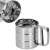 Springos stainless steel flour sifter with handle, 125g and 250g markings