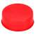 Springos red silicone cake pan, size 24cm, bottom view