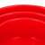 Springos 3 piece red silicone cake pan set, close-up of the pans