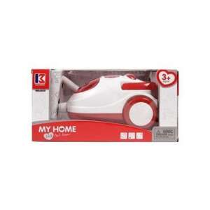 Battery-Powered Vacuum Cleaner - Red-White